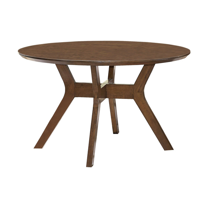 Edam Brown Round Dining Table