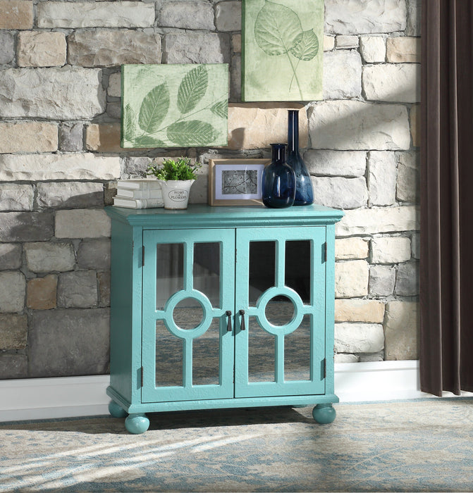 Poppy Antique Aqua Accent Chest