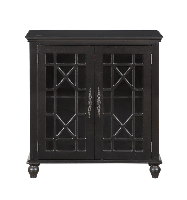 Eliza Antique Black Accent Chest