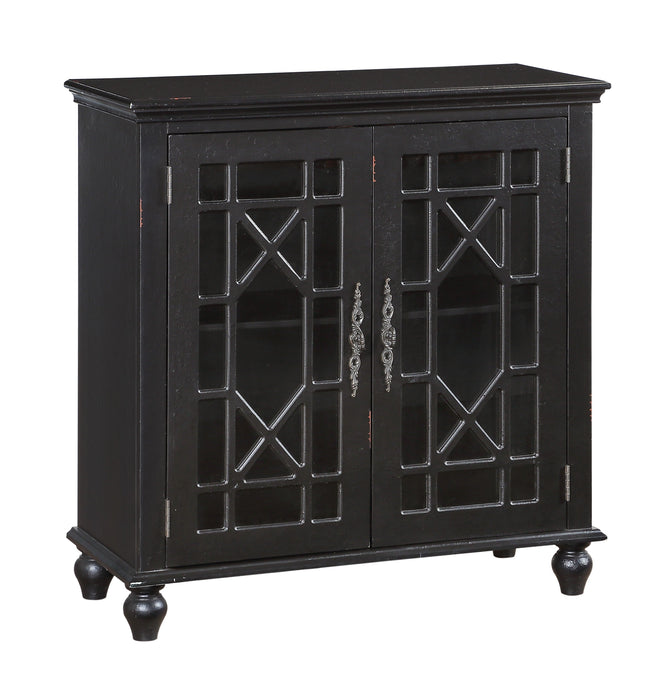 Eliza Antique Black Accent Chest