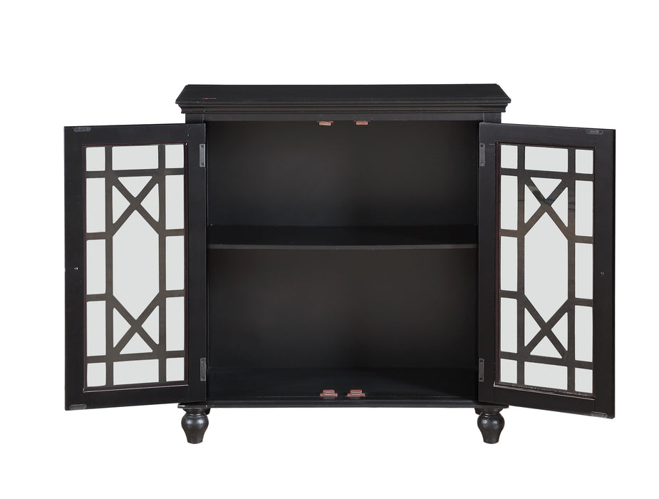 Eliza Antique Black Accent Chest