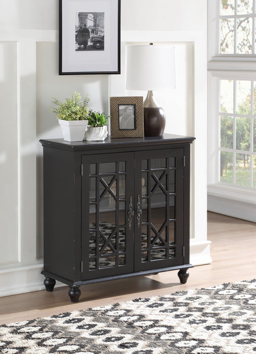 Eliza Antique Black Accent Chest