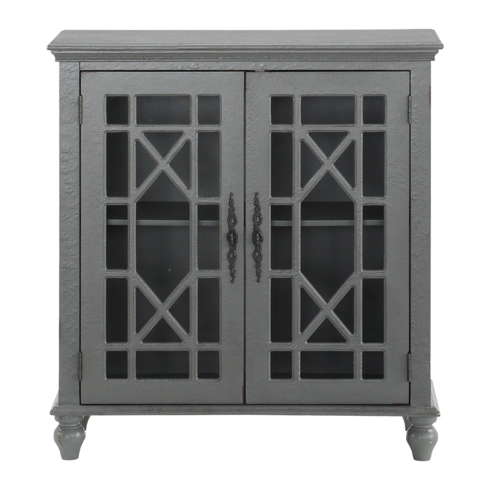 Eliza Antique Gray Accent Chest