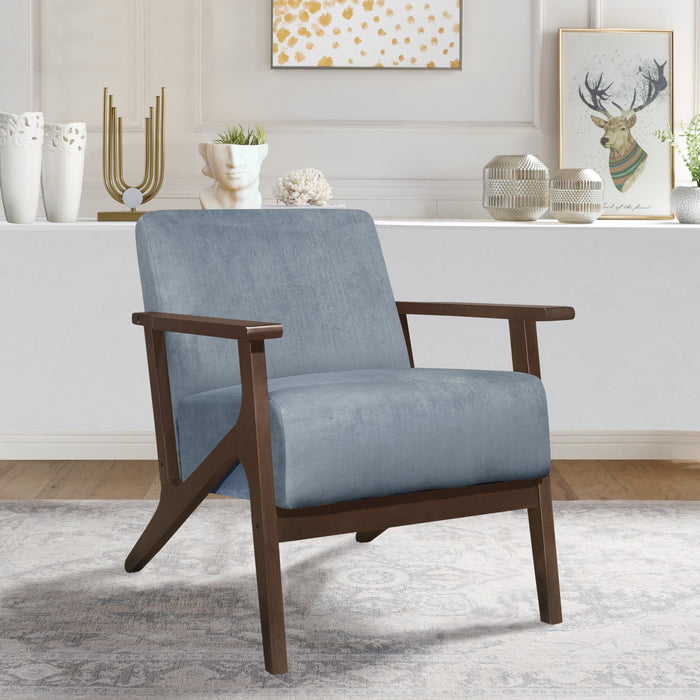 August Gray Accent Chair