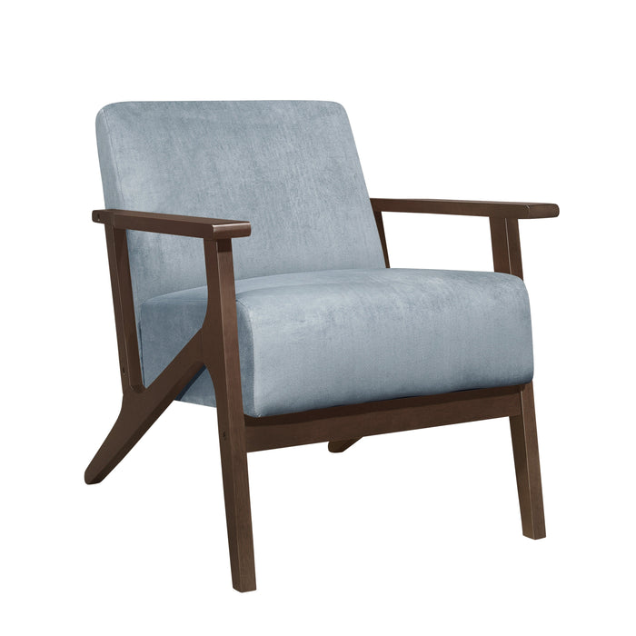 August Gray Accent Chair