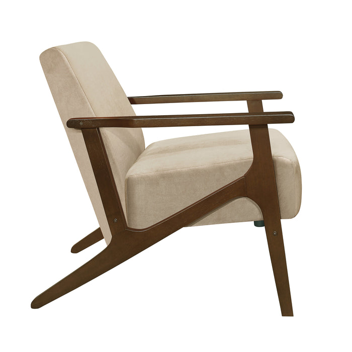 August Brown Accent Chair