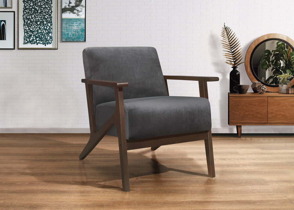 August Dark Gray Accent Chair