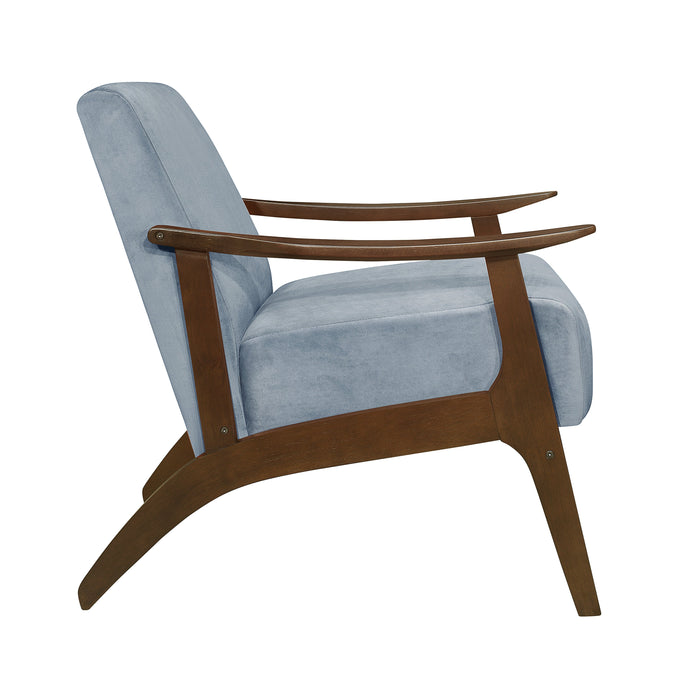 Carlson Blue Gray Accent Chair