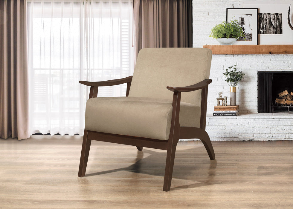 Carlson Brown Accent Chair