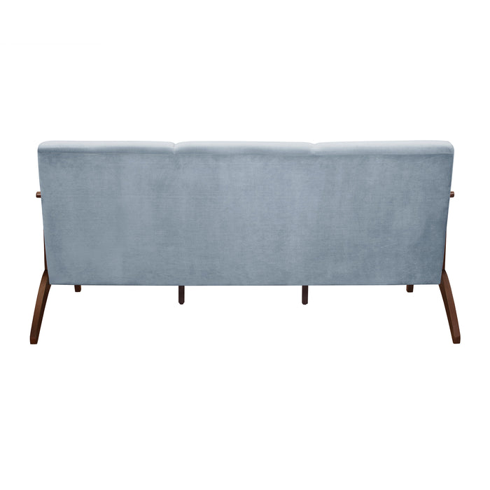 Carlson Blue Gray Sofa