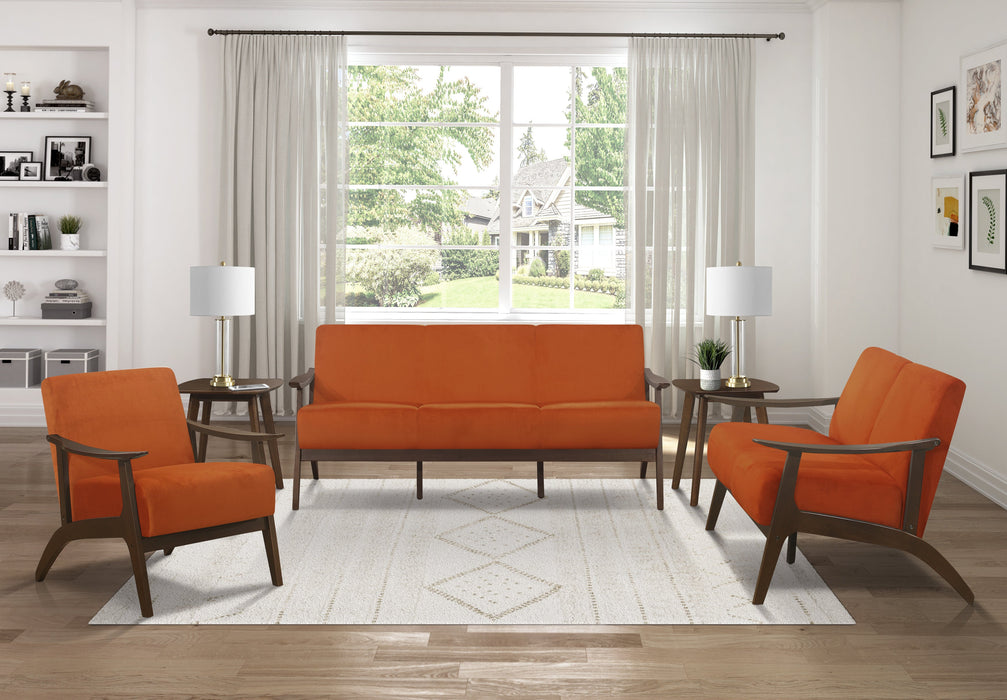 Carlson Orange Sofa