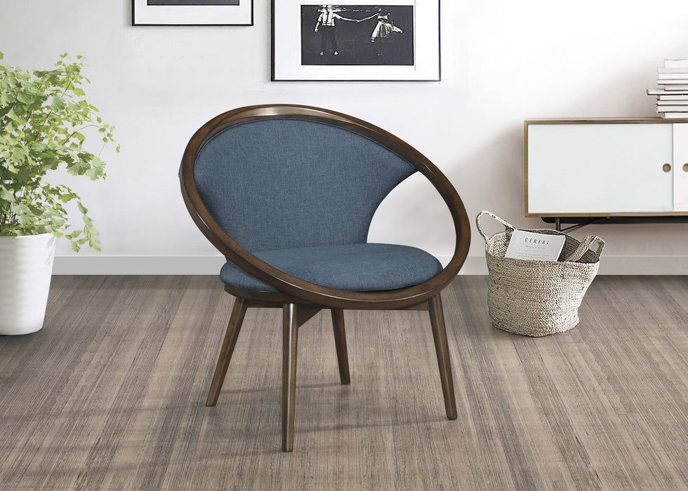 Lowery Blue Accent Chair