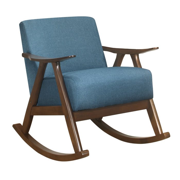 Waithe Blue Rocking Chair