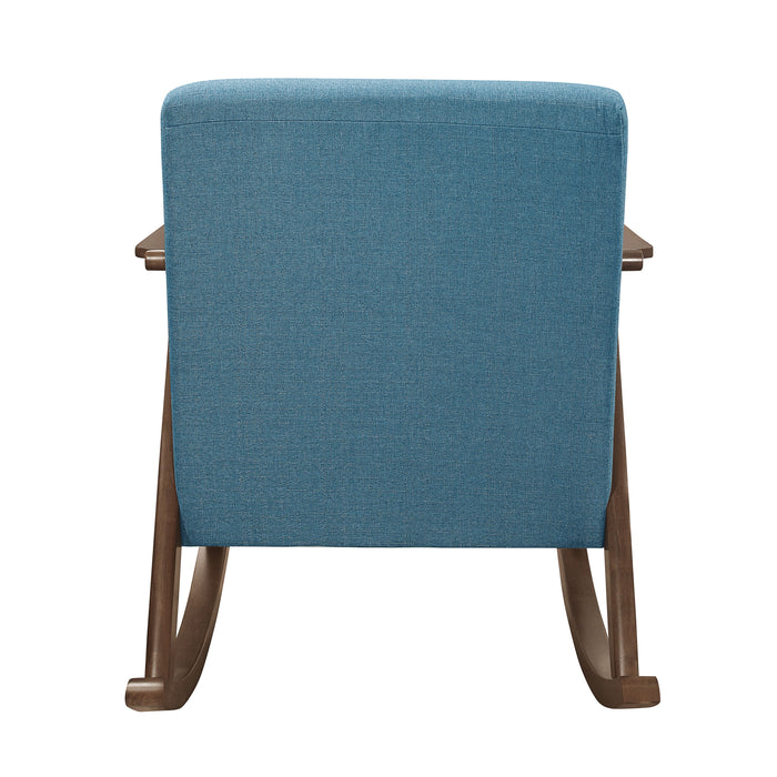 Waithe Blue Rocking Chair