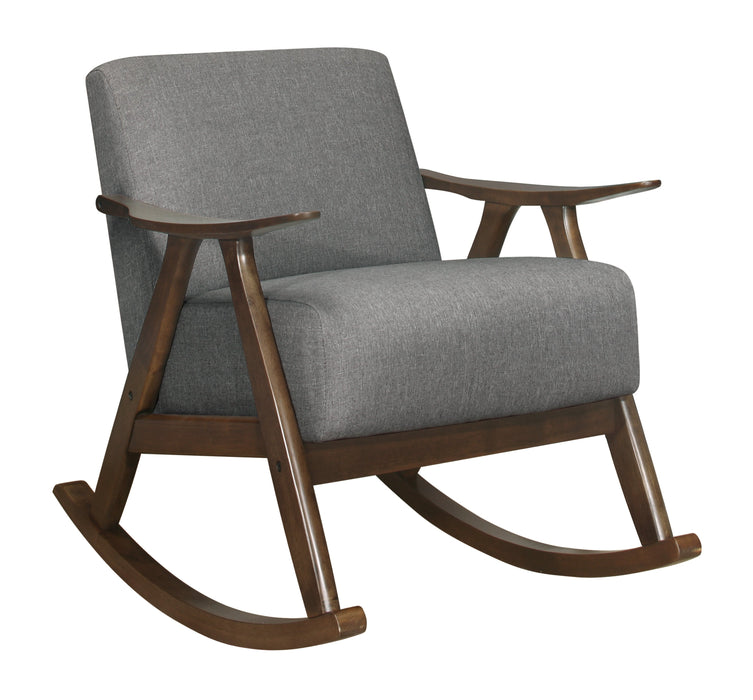 Waithe Gray Rocking Chair