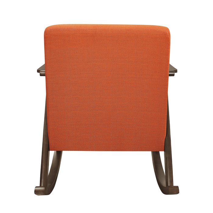 Waithe Orange Rocking Chair