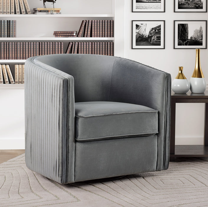 Cecily Gray Swivel Chair