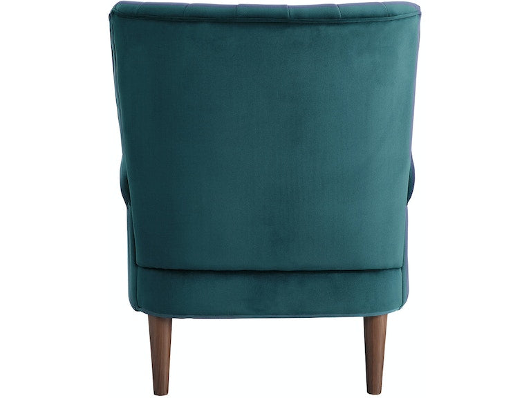 Urielle Teal Velvet Accent Chair