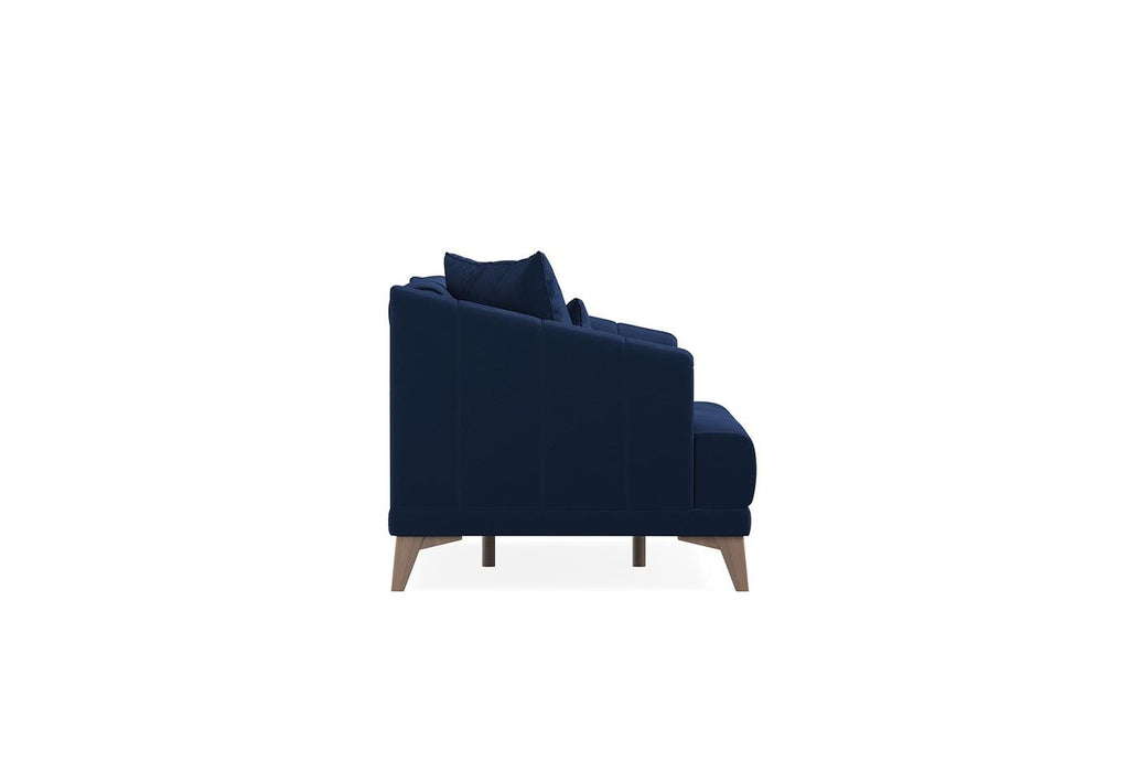 Navy Blue Colt Feather Sona 2-Seater Sofa