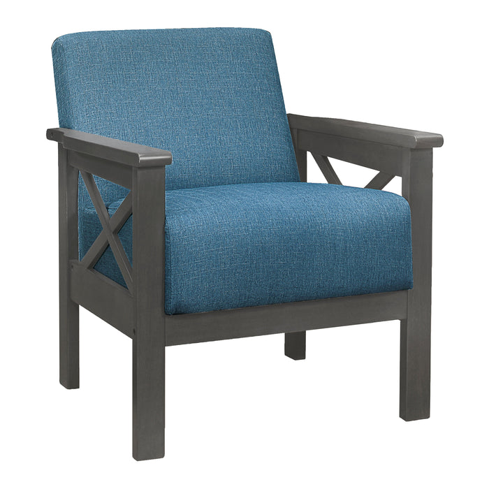 Herriman Blue Accent Chair