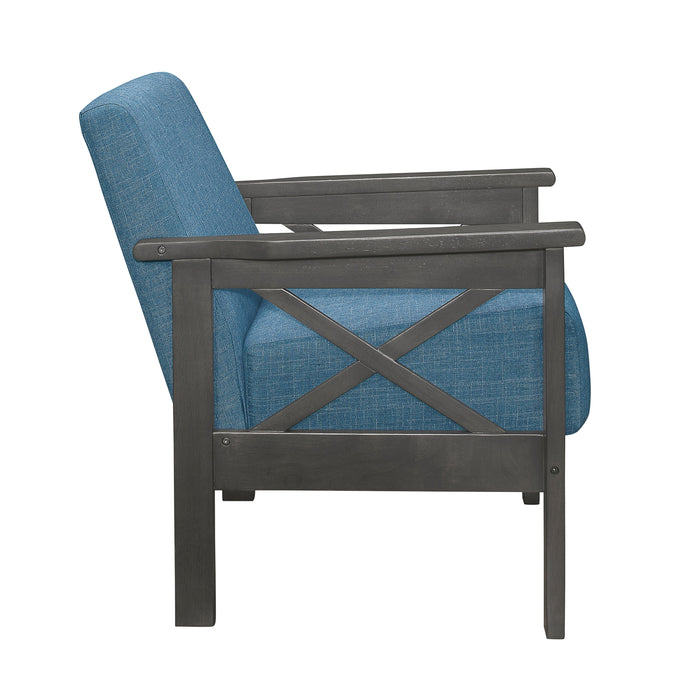 Herriman Blue Accent Chair