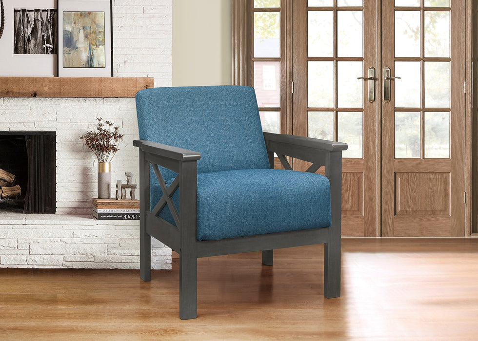 Herriman Blue Accent Chair