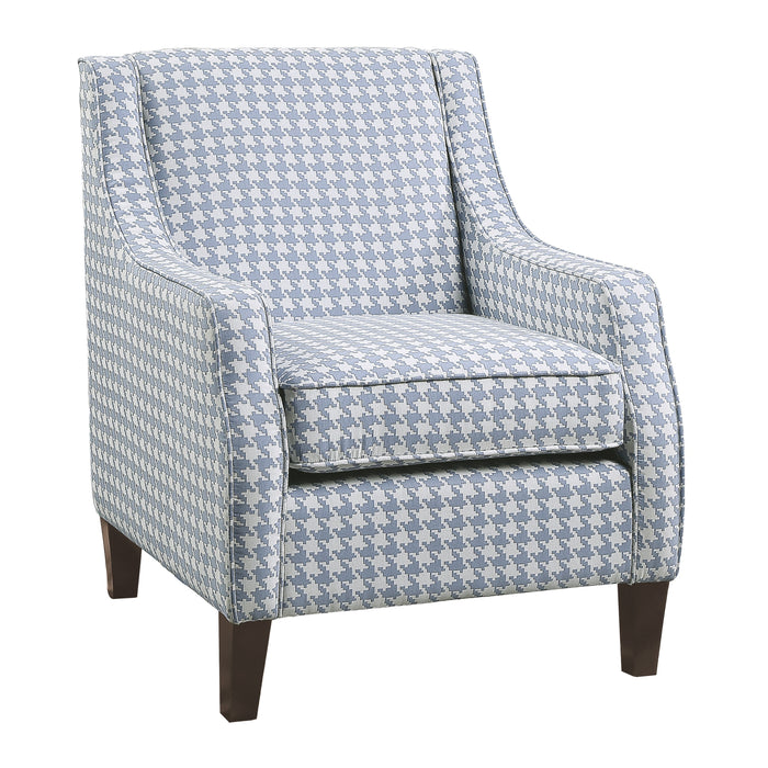 Fischer Blue Accent Chair