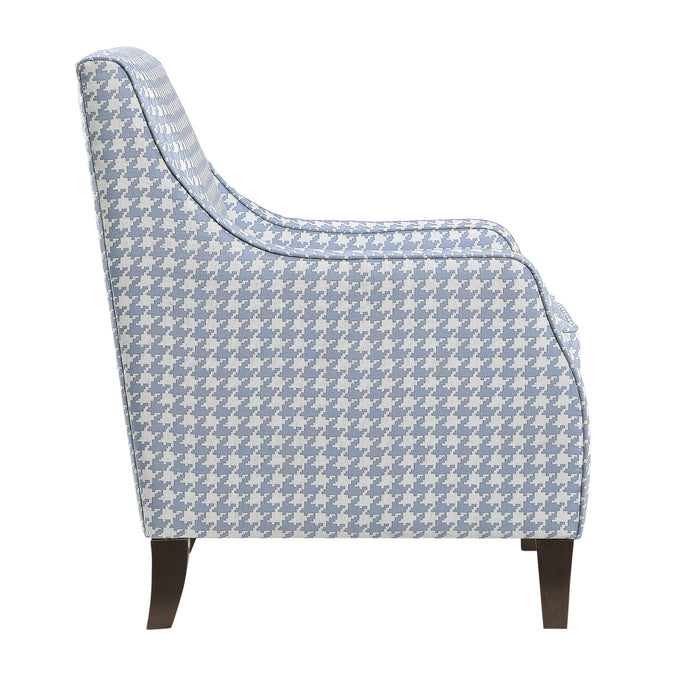 Fischer Blue Accent Chair