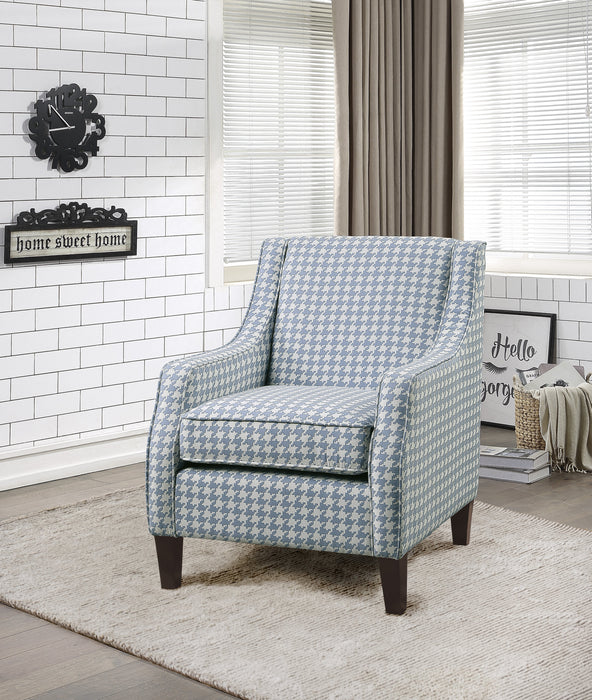 Fischer Blue Accent Chair