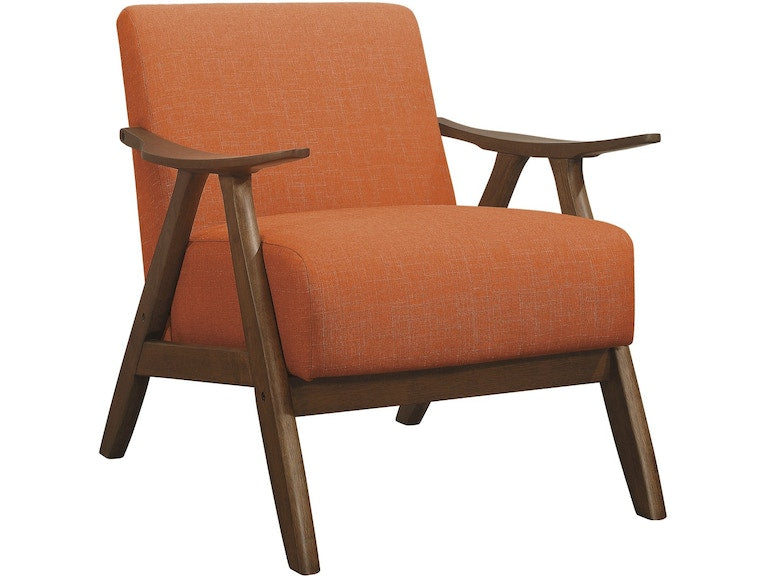 Damala Orange Accent Chair