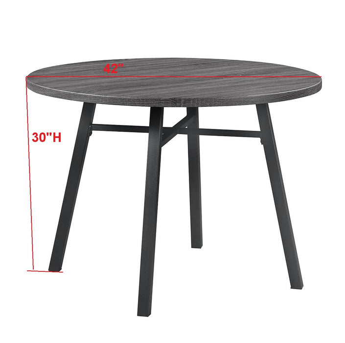 Minka Gray Round Dining Set