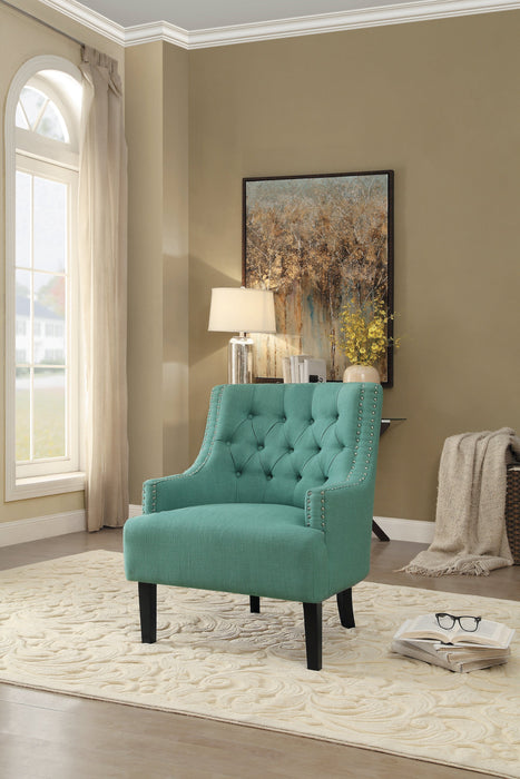 Charisma Teal Accent Chair