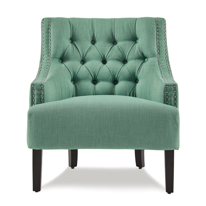 Charisma Teal Accent Chair