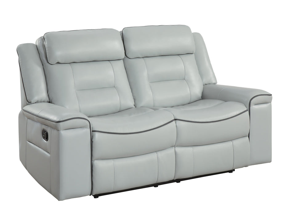 Darwan Light Gray Reclining Living Room Set