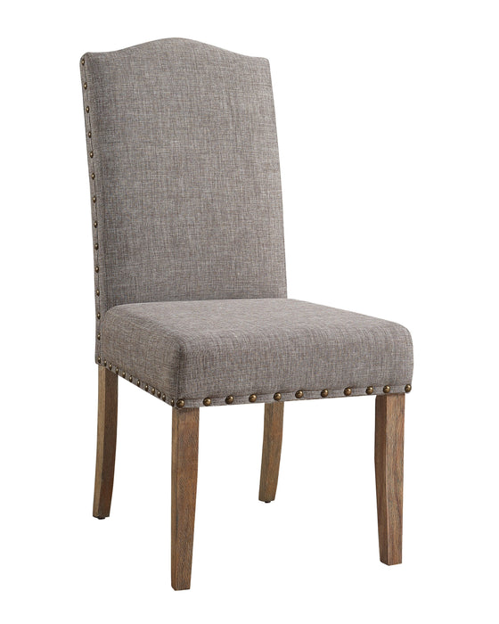 Vesper Brown/Gray Side Chair, Set of 2