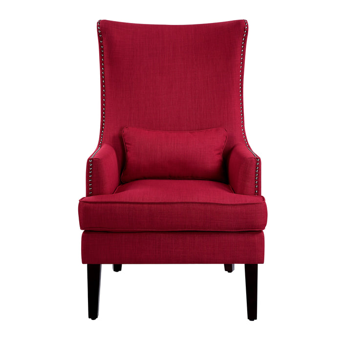 Avina Red Accent Chair