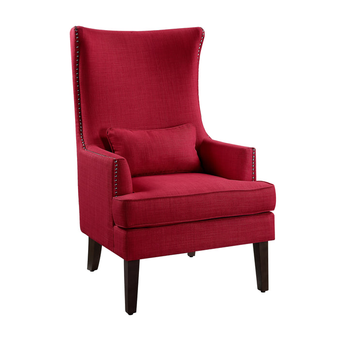 Avina Red Accent Chair