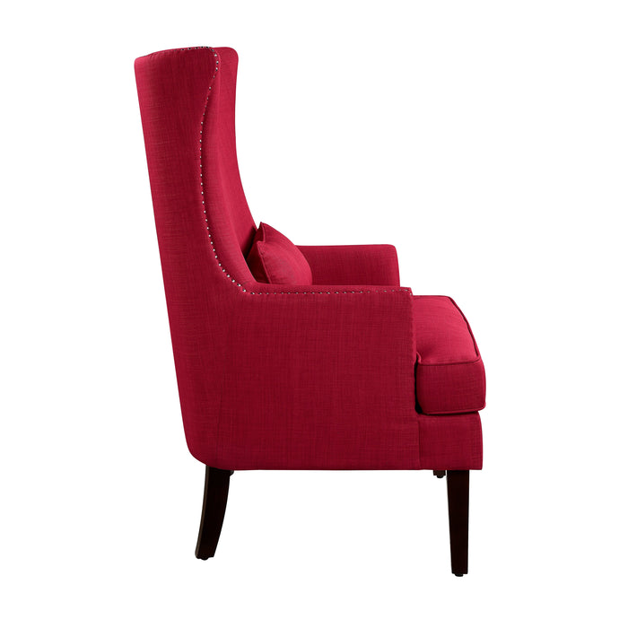 Avina Red Accent Chair