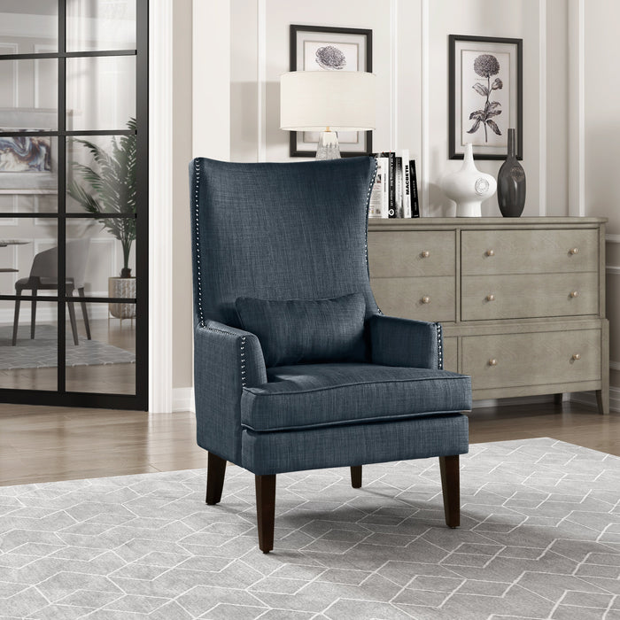 Avina Indigo Accent Chair