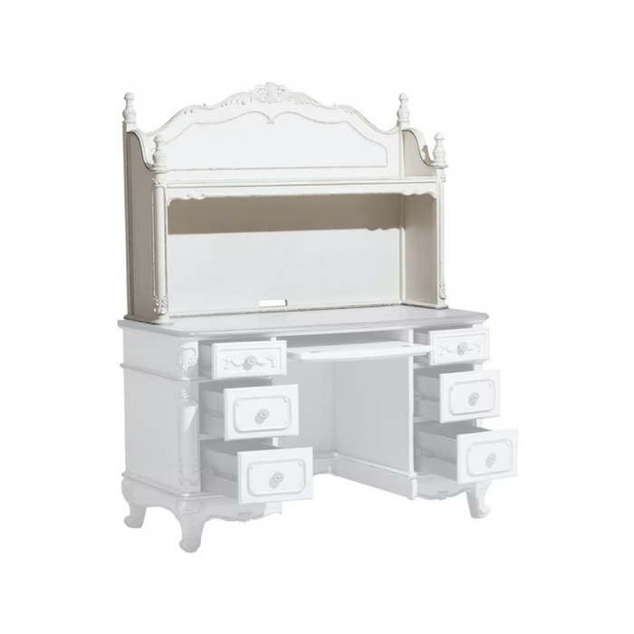 Cinderella Antique White Writing Desk