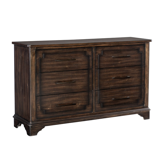 Boone Rustic Brown Dresser