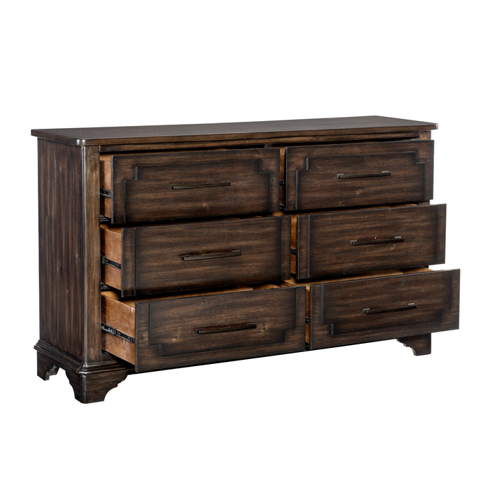 Boone Rustic Brown Dresser