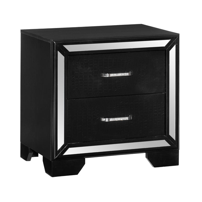 Aveline Black Nightstand