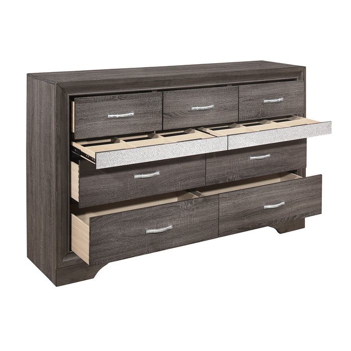 Luster Gray Dresser