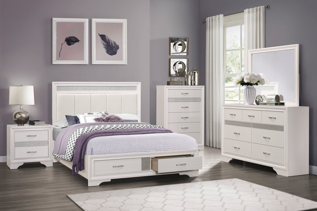 Luster White Dresser