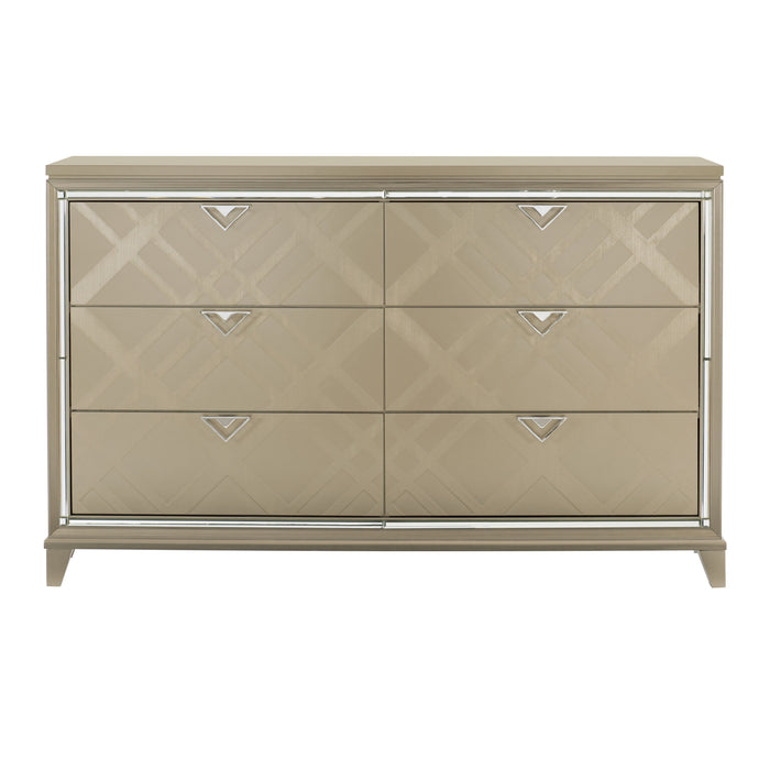 Bijou Champagne Dresser