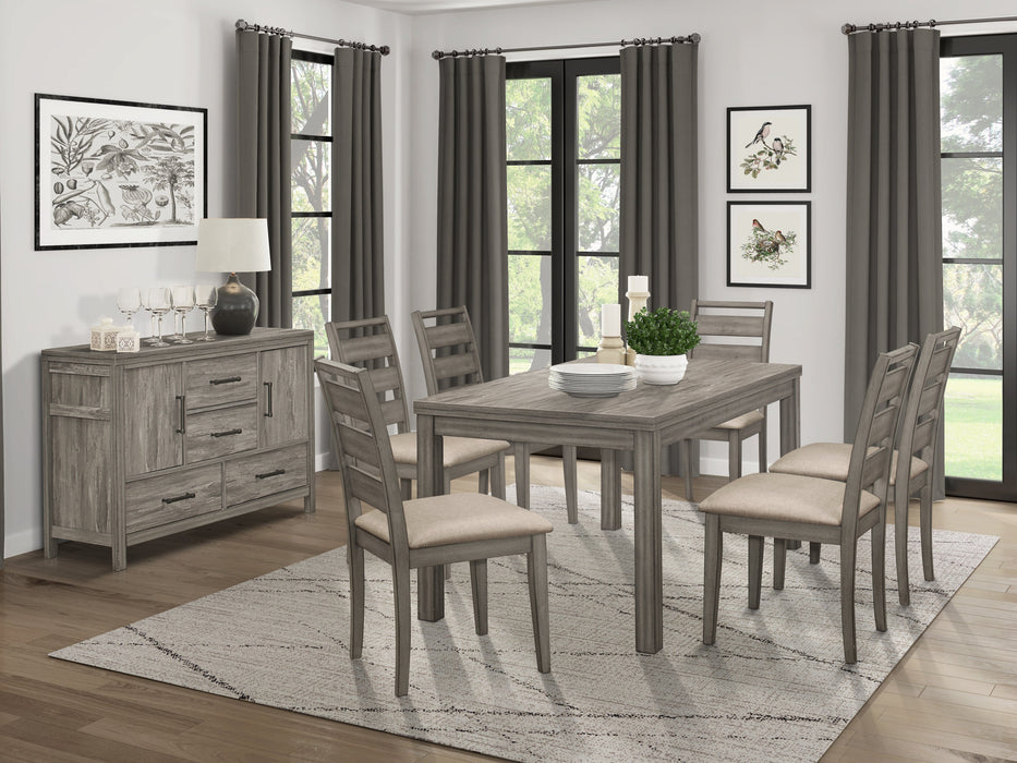 Bainbridge Gray Dining Table