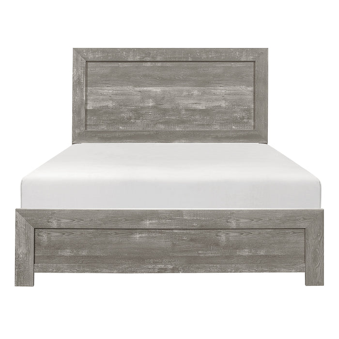 Corbin Gray King Panel Bed