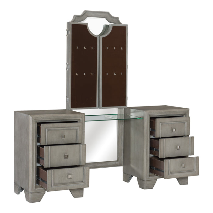 Colchester Gray Vanity Set