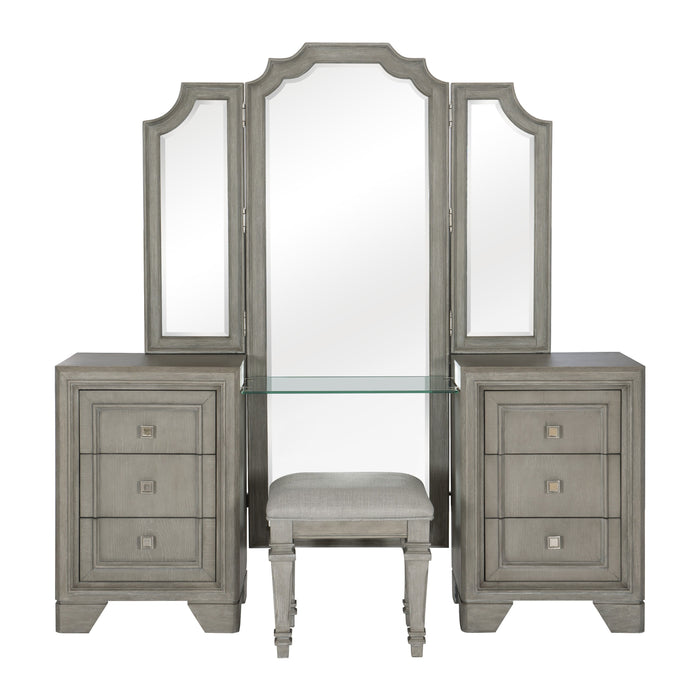 Colchester Gray Vanity Set